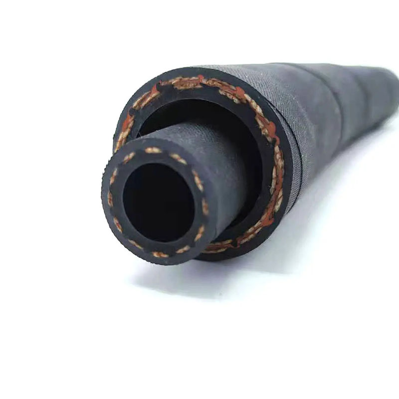 Flexible Mehrzweck-Gummi-Schlauch-Öl-Rückführung R3 R6 Faser geflochten Hydraulikschlauch