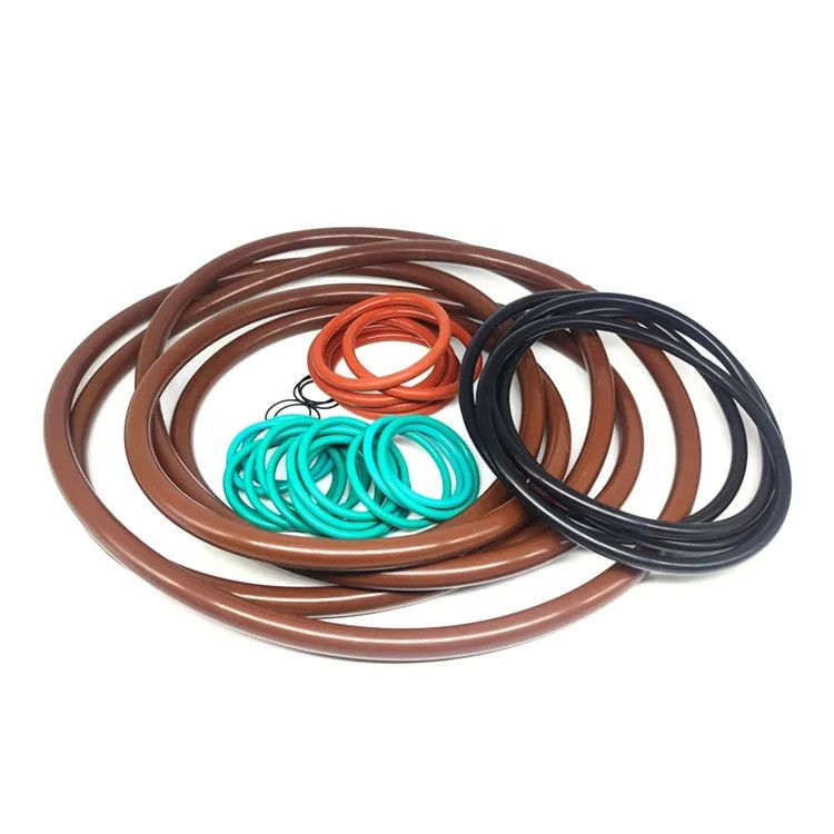 Nitril Buna O Ring Schwarz Braun AS568 60 70 90 FKM NBR Hochdruckgummiverschluss