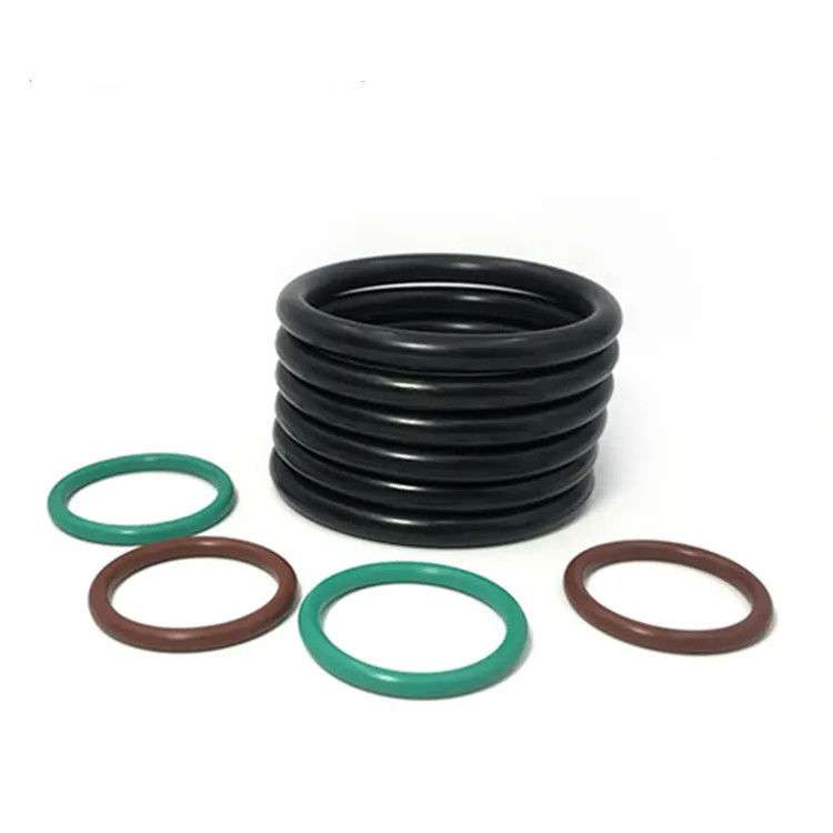 Nitril Buna O Ring Schwarz Braun AS568 60 70 90 FKM NBR Hochdruckgummiverschluss