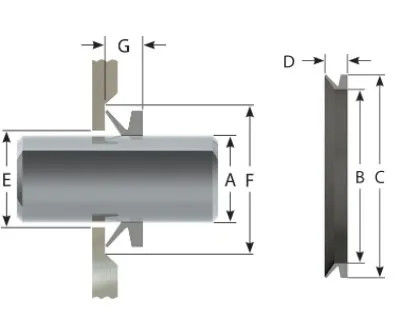 V-Typ NBR FKM Kautschuk V-Ring VS VA Wasserpumpendichtungen V-Dichtungen Rotationsschachtdichtungsring