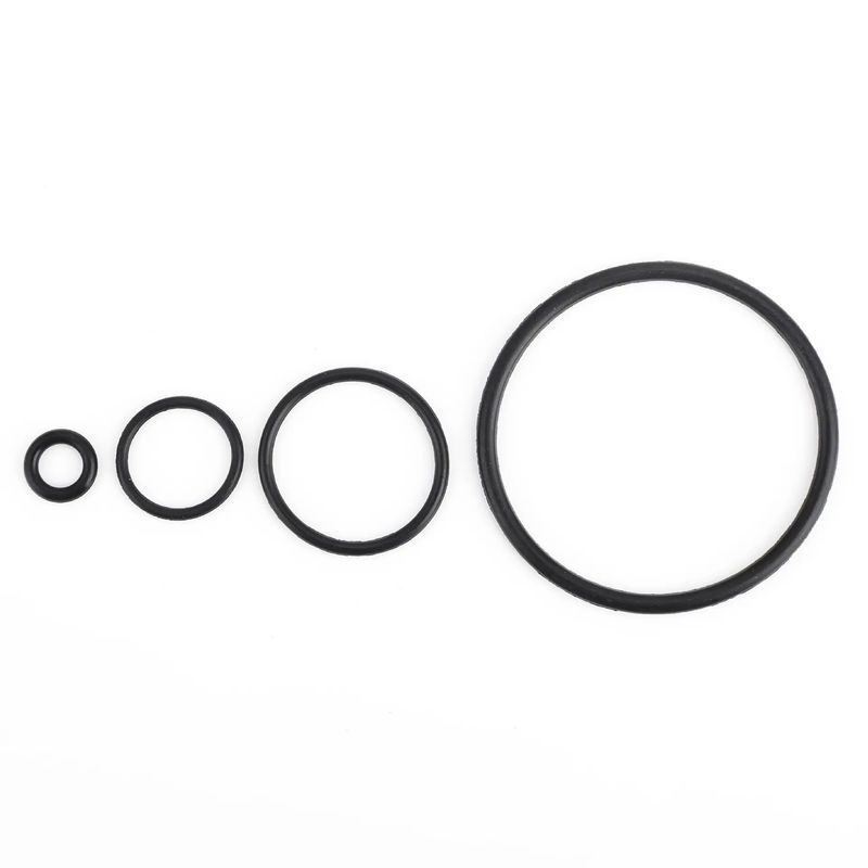 Glatte NBR O-Ringe Ölfest Durchmesser 1/1.5/1.9/2.4/3.1 Probe gültig