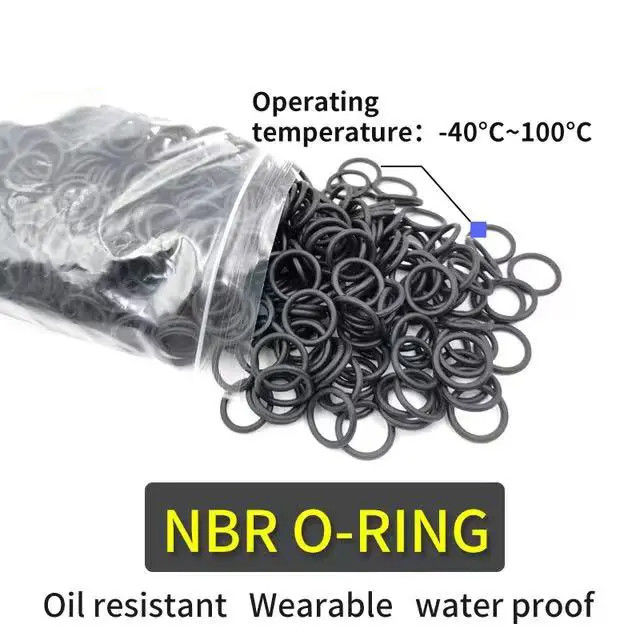 Silikon FKM EPDM NBR O Ringe, Nitril Gummi Siegel O Ring verschiedene Größen
