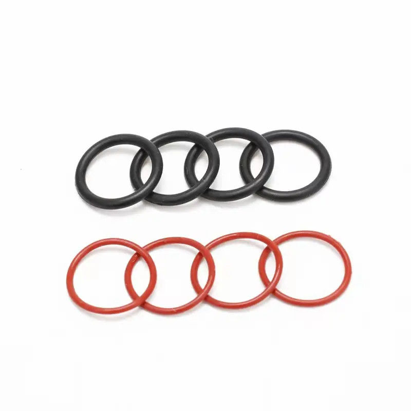 Silikon / FKM / NBR Wasserdichtes Gummi O Ring Verschleißbeständig Hochtemperatur O Ring Dichtungen