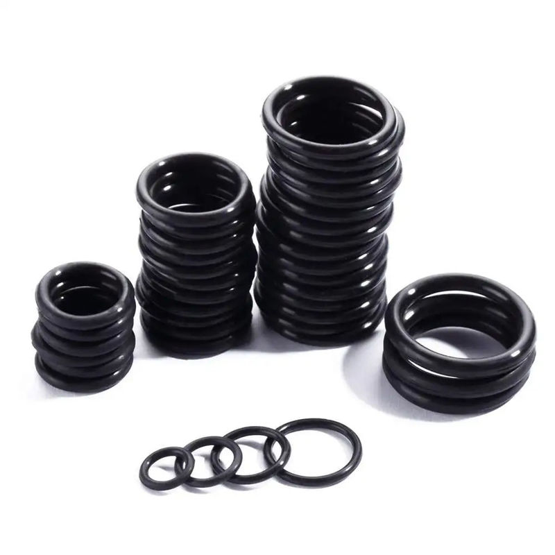 Silikon / FKM / NBR Wasserdichtes Gummi O Ring Verschleißbeständig Hochtemperatur O Ring Dichtungen
