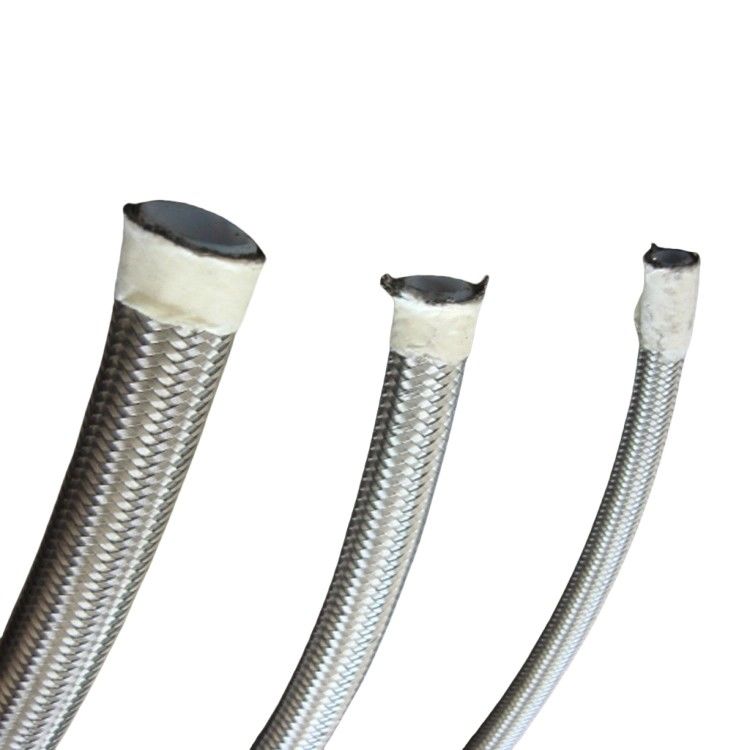 Edelstahl Flexibler geflochtener Schlauchrohr Rohr PTFE Metallschlauch für Brennstofföl Schlauchlinie