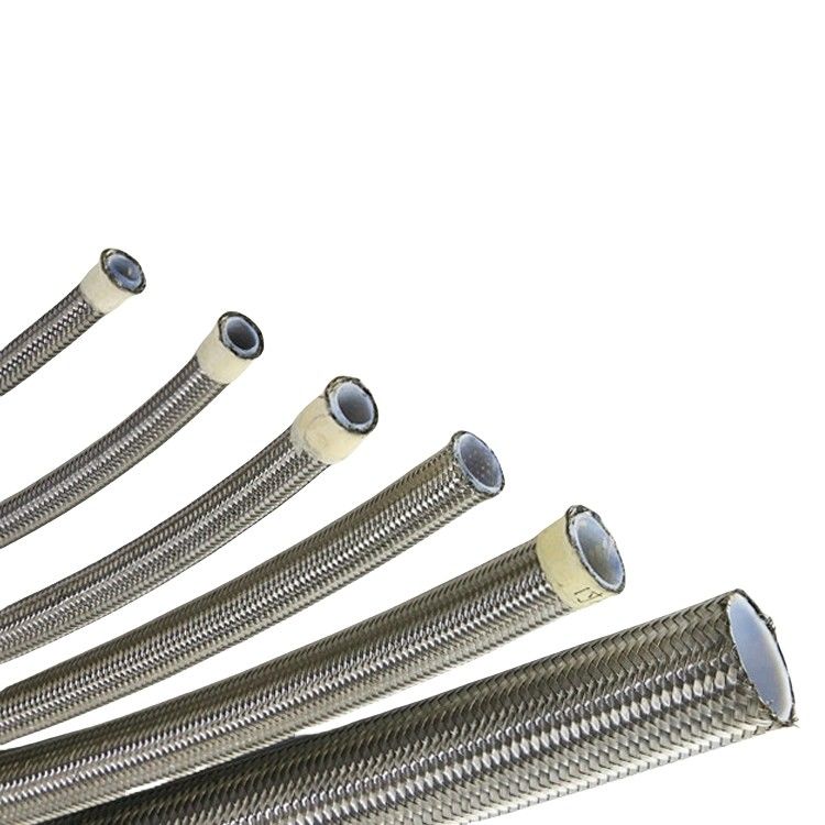 Edelstahl Flexibler geflochtener Schlauchrohr Rohr PTFE Metallschlauch für Brennstofföl Schlauchlinie